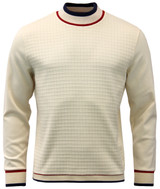 MADCAP ENGLAND NELSON RETRO MOD MOCK TURTLENECK