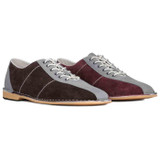 Madcap England The Dude Northern Soul Suede Bowling Shoes in Dark Purple