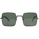 Madcap England Harrison Retro 70s Square Shaped Sunglasses in Green