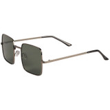 Madcap England Harrison Retro 70s Square Shaped Sunglasses in Green