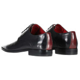 Madcap England Nethorn Retro 1960s Two Tone Square Toe Shoes in Black and Bordo