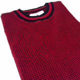 Madcap England Jet Mod Waffle Knit T-shirt in Jester Red