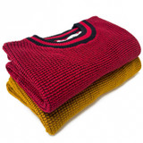 Madcap England Jet Waffle Knit T-shirt in Jester Red MC1103