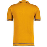 Miles Madcap England Mod Jacquard Knit Polo (Buck)