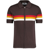 トップス 70s Mac Fane Zip Polo Knit Mavers 96 Madcap England SS Britpop Zip Knit