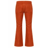Madcap England Killer Retro 70s Needle Cord Flared Trousers Cinnamon Stick - Back View