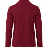 Madcap England Lane Men's Mod 3 Button Knitted Blazer Jacket Zinfandel - Back View