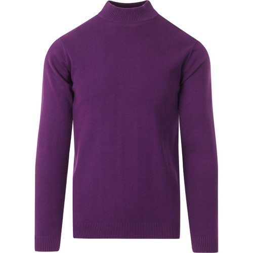 madcap england mens eastwood slim fit turtleneck knitted top imperial purple