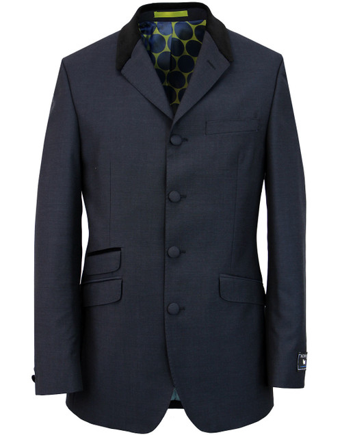 MADCAP ENGLAND 60s Mod 4 Button Mohair Suit Jacket