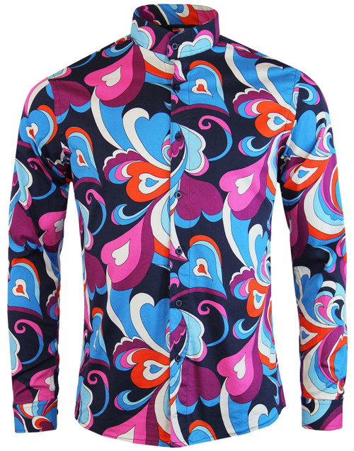 madcap england indra paisley surf retro 60s shirt