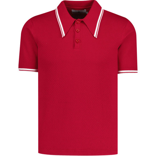 Empire MADCAP ENGLAND Retro Popcorn Knit Polo (JR)
