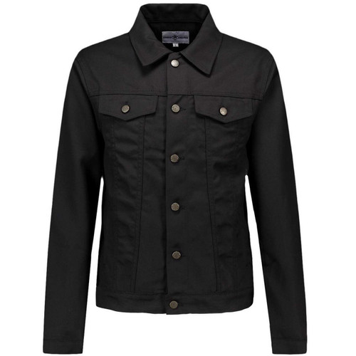 Madcap England Woburn Hopsack Trucker Jacket Black
