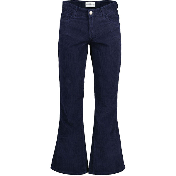 Madcap England Killer Retro 1970s Cord Flares in Navy