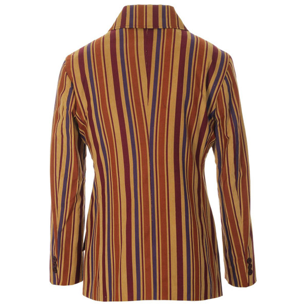 Madcap England Rare Breed Cord Stripe 1960s Mod Double Breasted Blazer Jacket