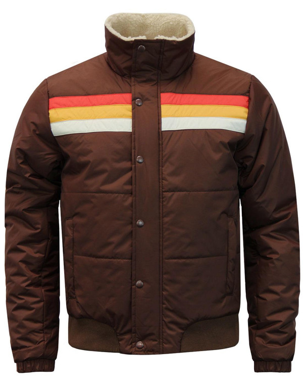 madcap england edge retro stripe panel ski jacket