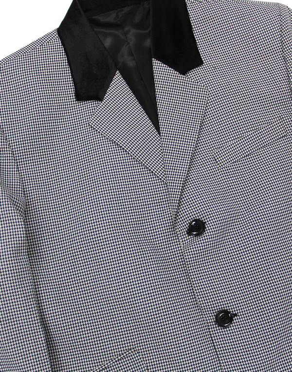 madcap england stoned mod dogtooth blazer jacket