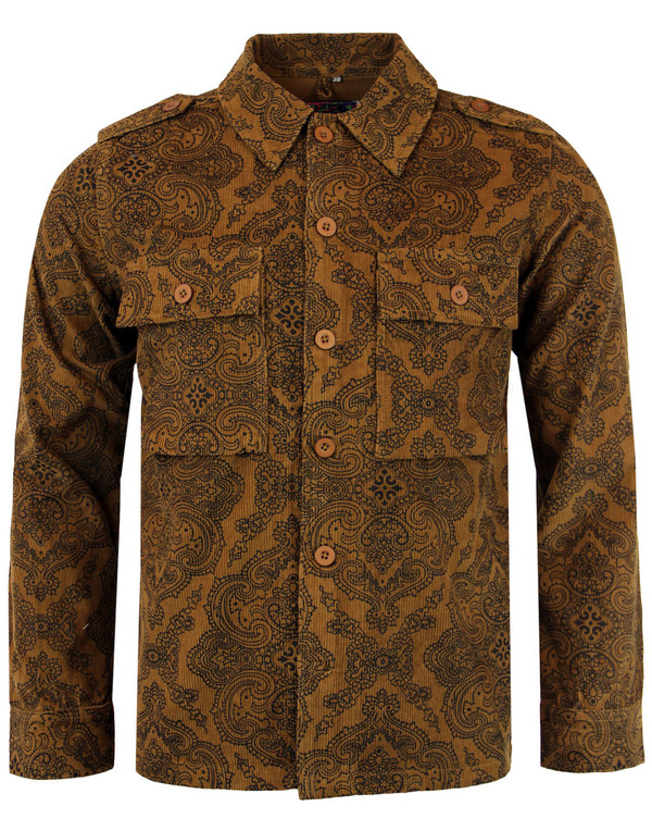 madcap england paisley lennon 60s mod cord jacket