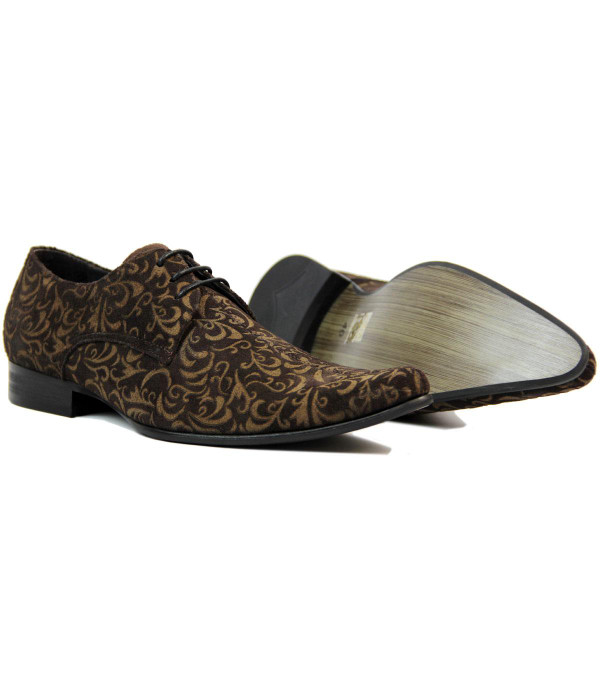 MADCAP ENGLAND JAG PAISLEY WINKLEPICKER SHOES 