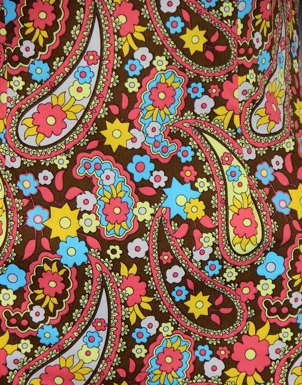 MADCAP RETRO MOD PAISLEY DRESS DOLLIEROCKER