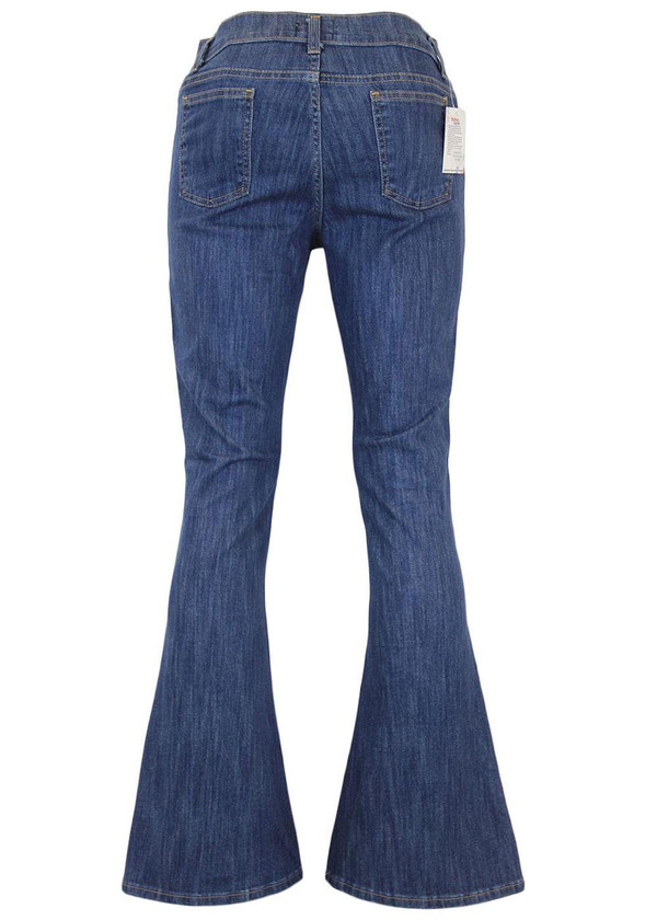 MADCAP ENGLAND RETRO MOD 60S BLUE DENIM FLARES