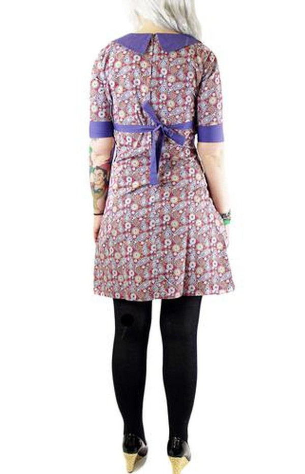 MADCAP ENGLAND RETRO 60s MOD PAISLEY DRESS