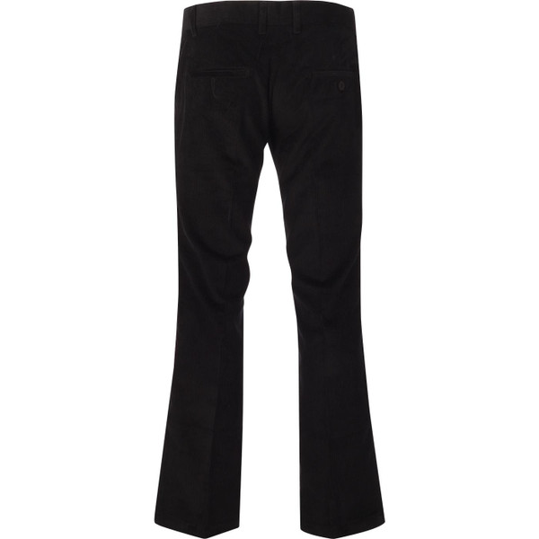 madcap england mens in crowd mod retro sixties cord flared trousers black