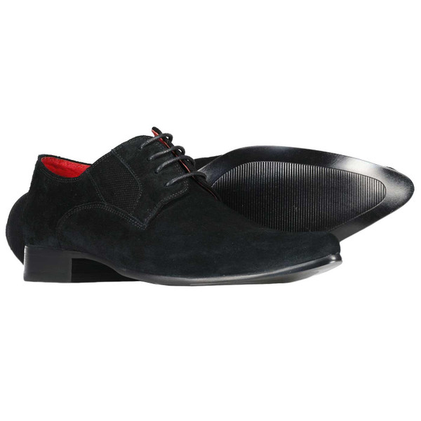 Madcap England Callahan Suede Winklepicker Shoes in Black