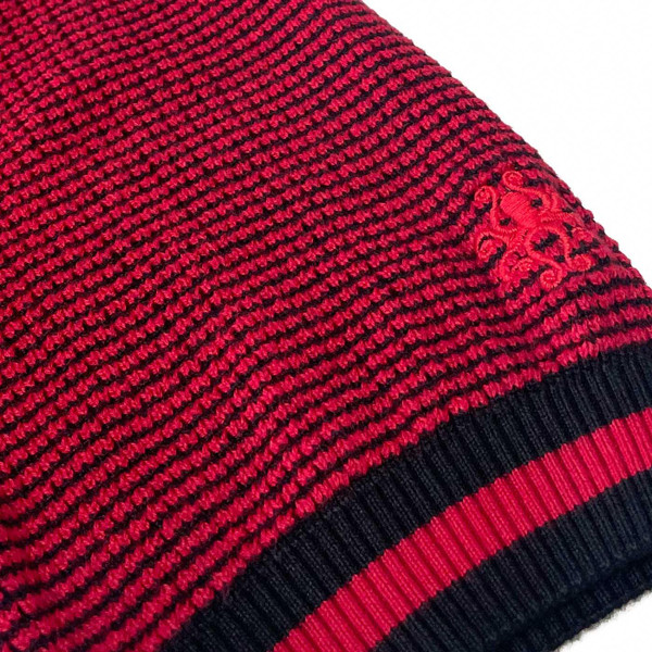 Madcap England Jet Retro Waffle Knit T-shirt in Jester Red