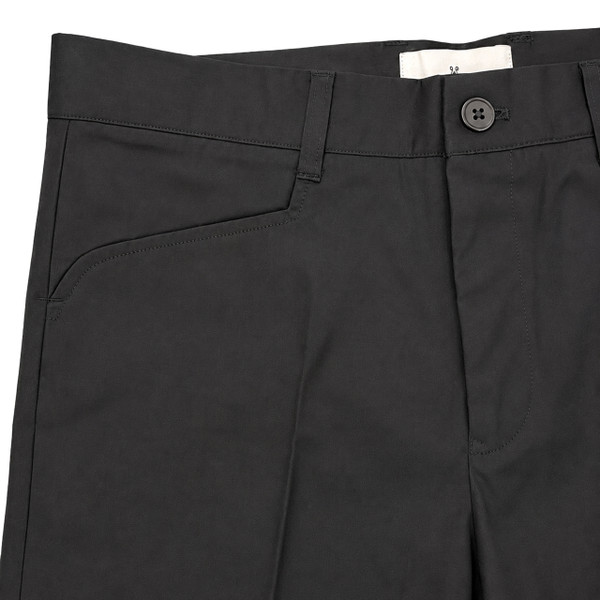 Madcap England Frogmouth Pocket Tailored Suit Trousers in Black - Pocket Detail