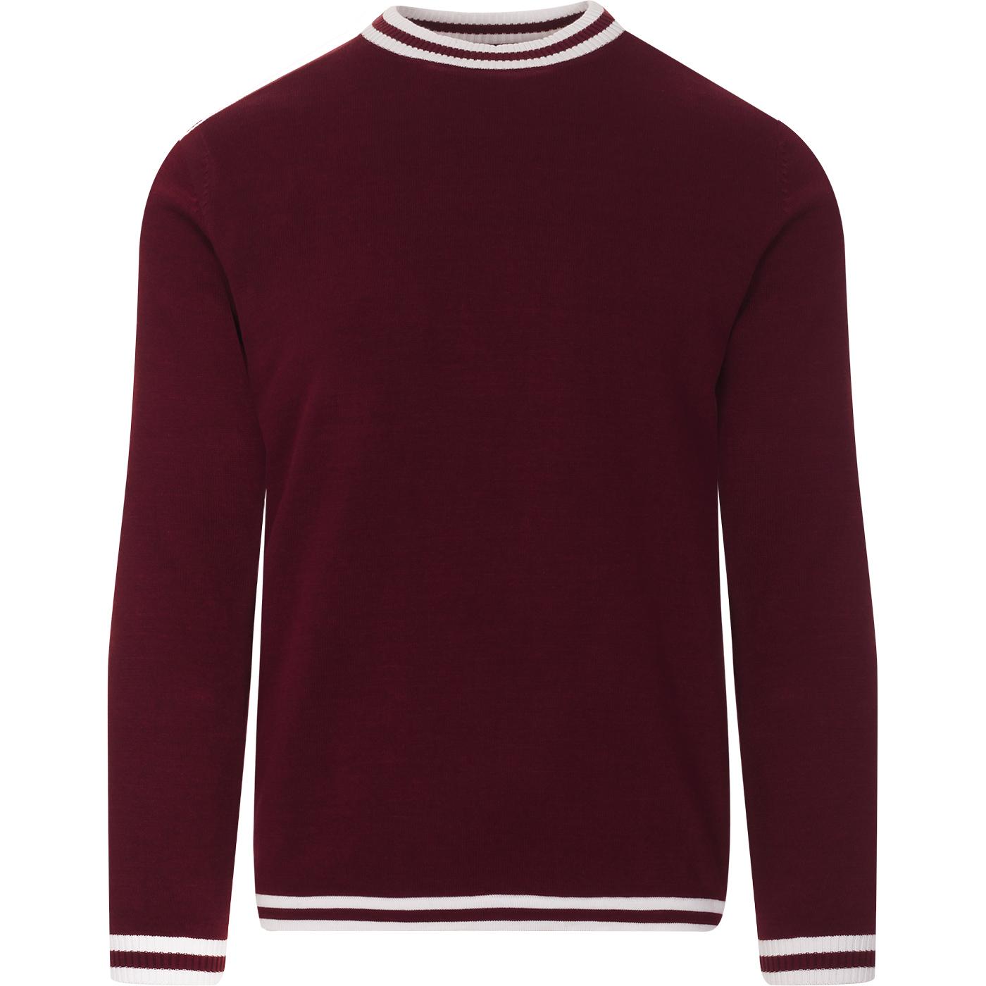 LS Moon MADCAP ENGLAND Mod Tipped Knit Jumper B/Y