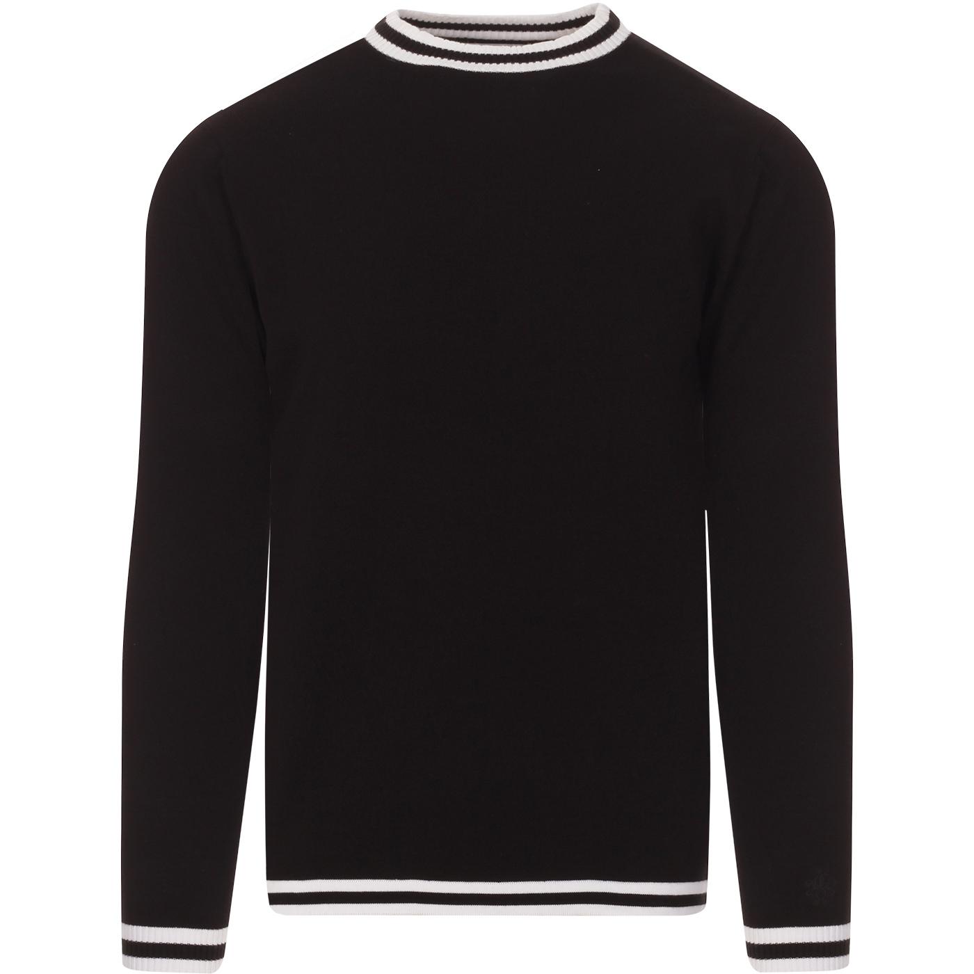 LS Moon MADCAP ENGLAND Mod Tipped Knit Jumper B/Y
