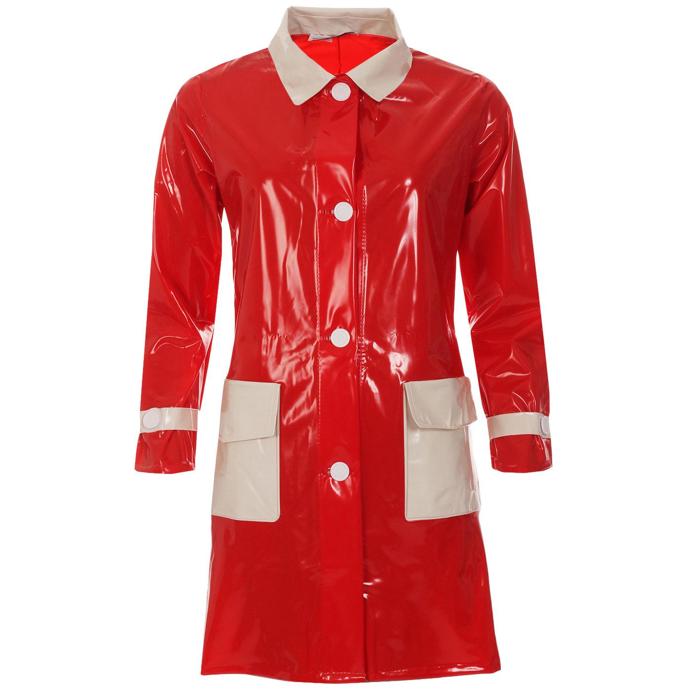Women's Retro Mod Coats & 60s Raincoats | Madcap England