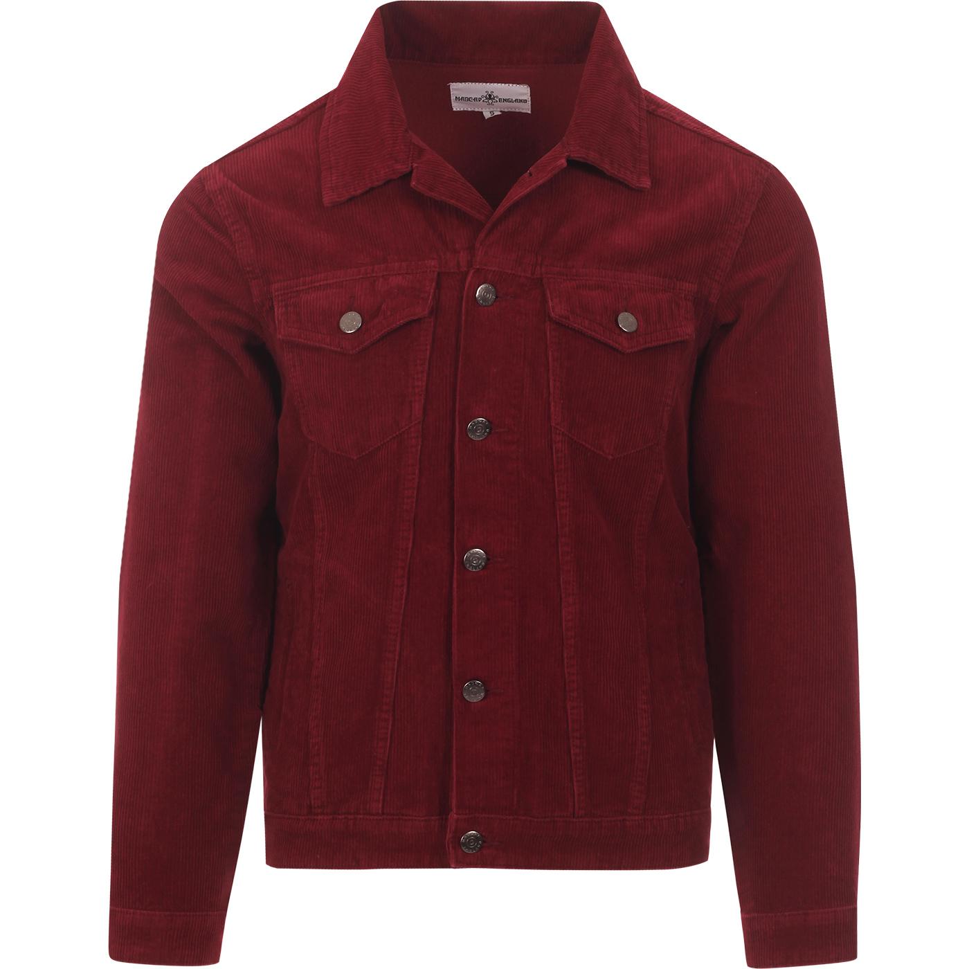 madcap england mens woburn mod cord western jacket tawny port