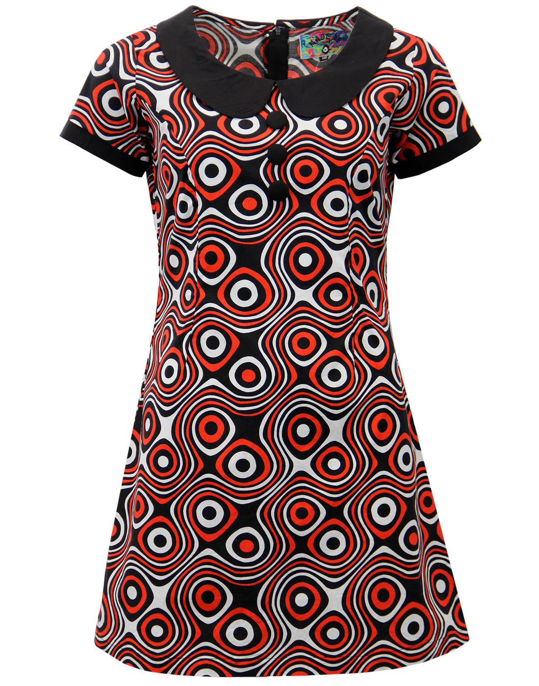 madcap england dollierocker op art retro mod dress