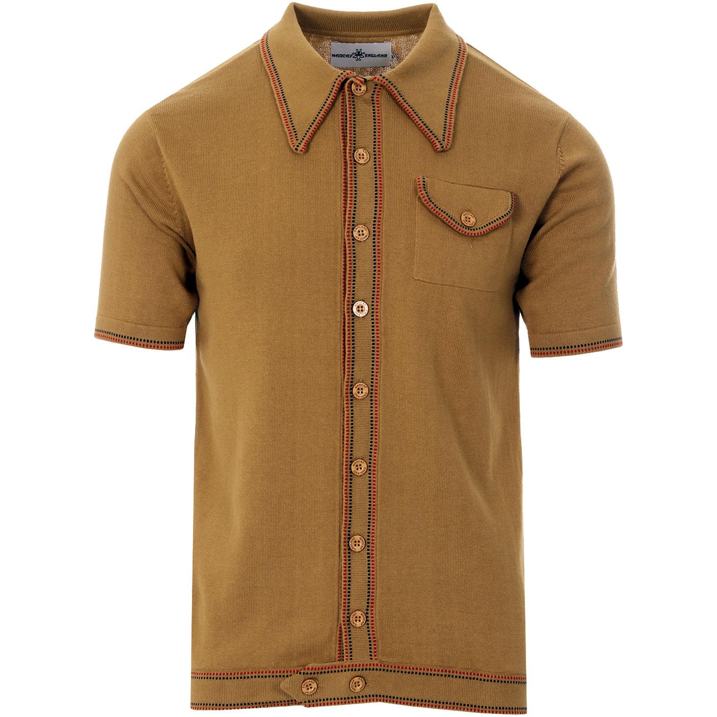 Crawdaddy MADCAP ENGLAND Micro Dash Knit Polo (C)