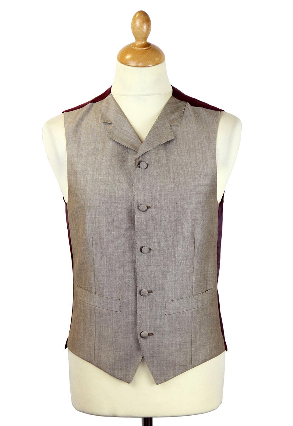 MADCAP ENGLAND RETRO MOD WAISTCOAT BEATLES SUIT