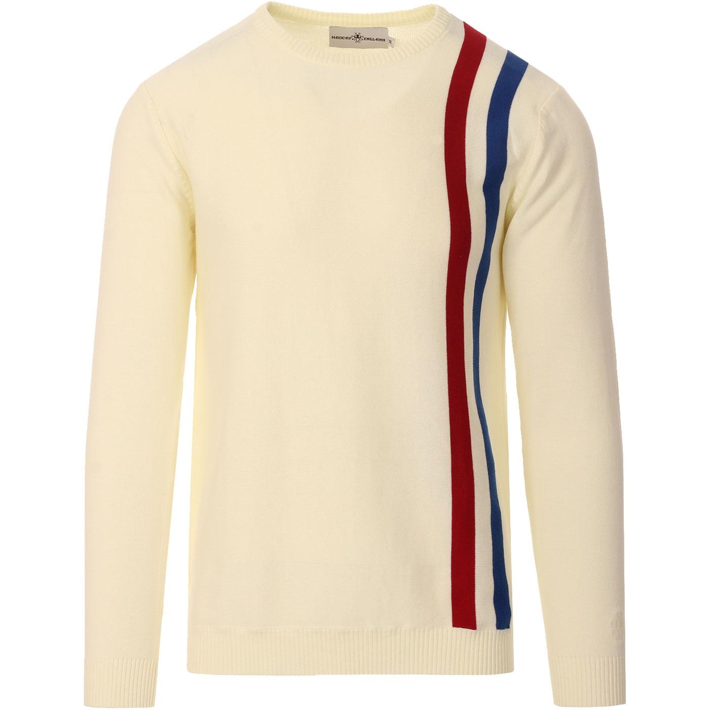 Attack MADCAP ENGLAND Retro 60s Mod Racing Jumper