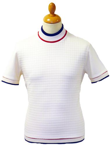 MADCAP ENGLAND JASPER RETRO MOD MOCK TURTLENECK