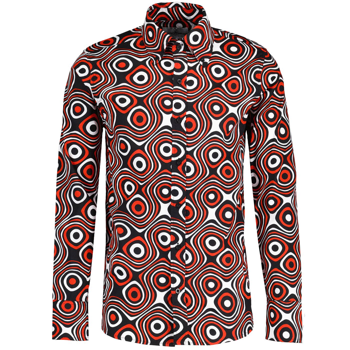 Byron MADCAP ENGLAND 60s Mod Tab Collar Shirt (W)