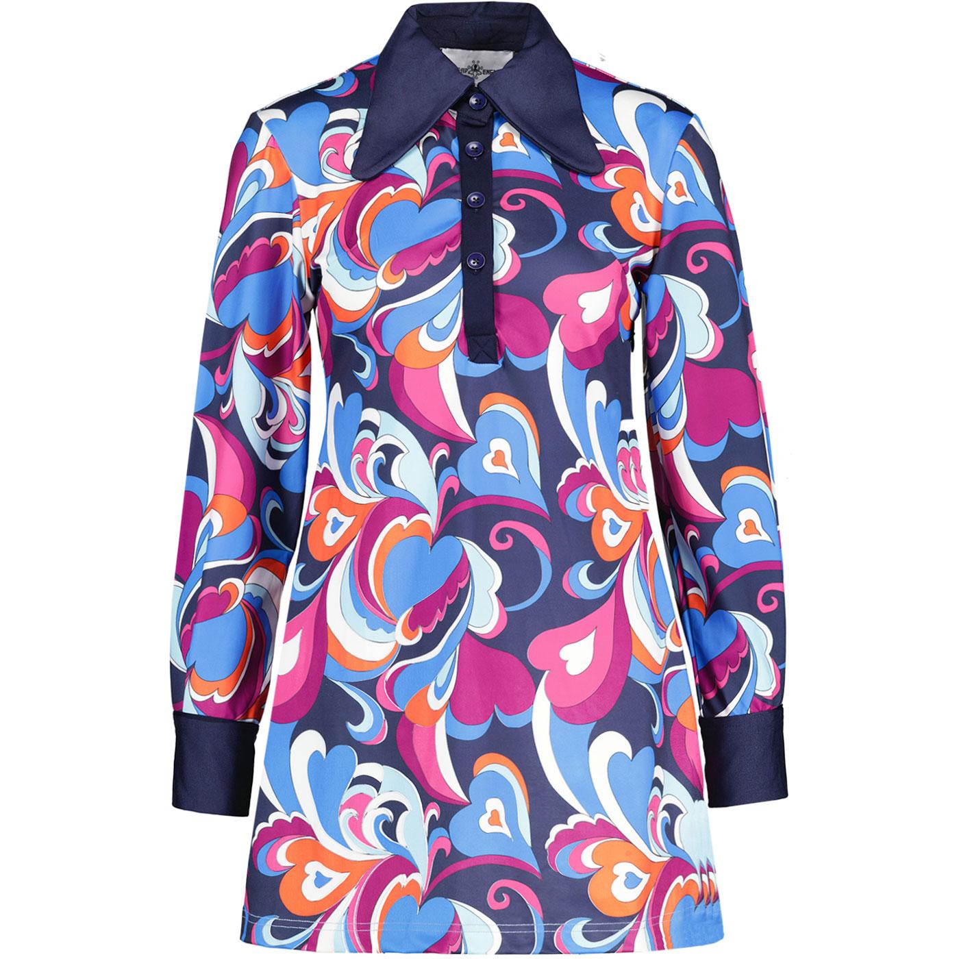 Madcap England Daydream Paisley Surf 60s Mod Dress