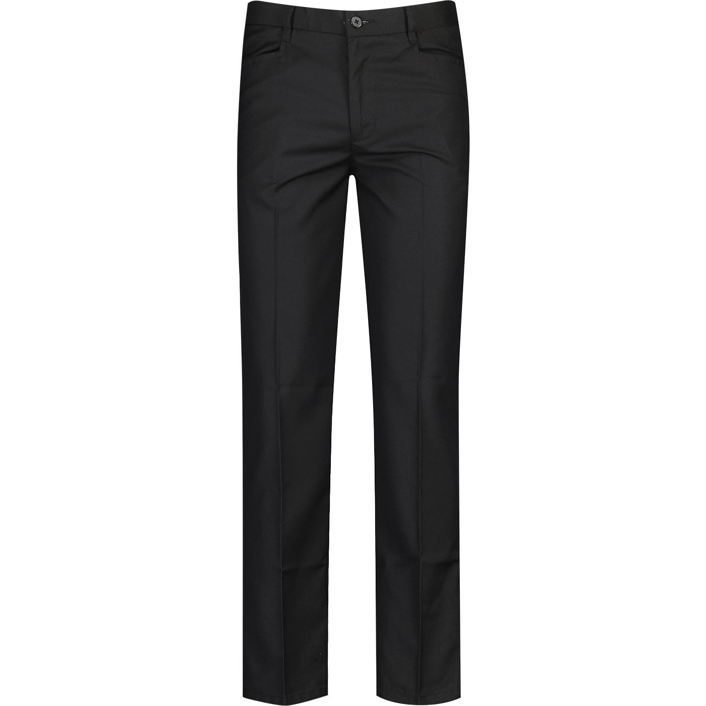 madcap england mens retro mod slim leg tailored suit trousers black madcap england mens retro mod slim leg tailored suit trousers black