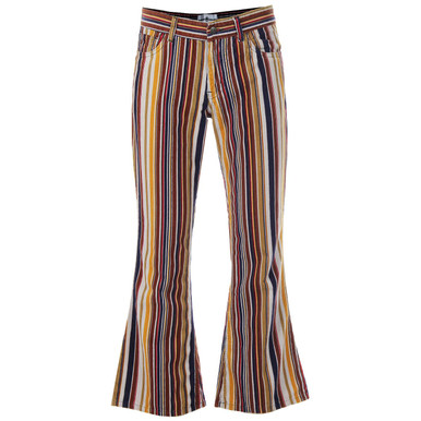 70s Euro vintage stripe flarepants ヒッピー | www.neumi.it