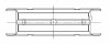 ACL Subaru EJ20/EJ22/EJ25 (For Thrust in #5 Position) 0.025mm Oversized High Performance Main Bearin - 5M8309H-.025 Technical Drawing