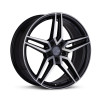 Enkei Victory 18x8 5x120 40mm Offset 72.6mm Bore Black Machined Wheel - 532-880-1240BKM Photo - Primary