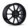 Enkei PX-10 17x7.5 5x100 45mm Offset 72.6mm Bore Gloss Black Wheel - 536-775-8045BK Photo - Primary