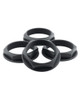 fifteen52 Super Touring Nut V2 - Anodized Black w/ Satin Clear - Set of 4 - 52-ST-NUT-V2- BLACK-SET User 1