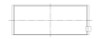 ACL BMW M20/M50/M52/M54  - 1919CC 80.0mm Bore 66.0mm Stroke .25mm Oversized Conrod Bearing Set - 6B1490H-.25 Technical Drawing