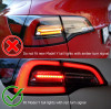 AlphaRex 17-22 Tesla Model 3 PRO-Series LED Tail Lights Jet Black w/Seq Sig - 601010 User 4