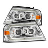 AlphaRex 04-08 Ford F150 PRO-Series Projector Headlights Black w/ Sequential Signal and DRL - 880135 Photo - Primary