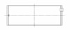 ACL Lexus 1UZFE/2UZFE/3UZFE .25mm Oversized Performance Rod Bearing Set - 8B8091H-.25 Technical Drawing